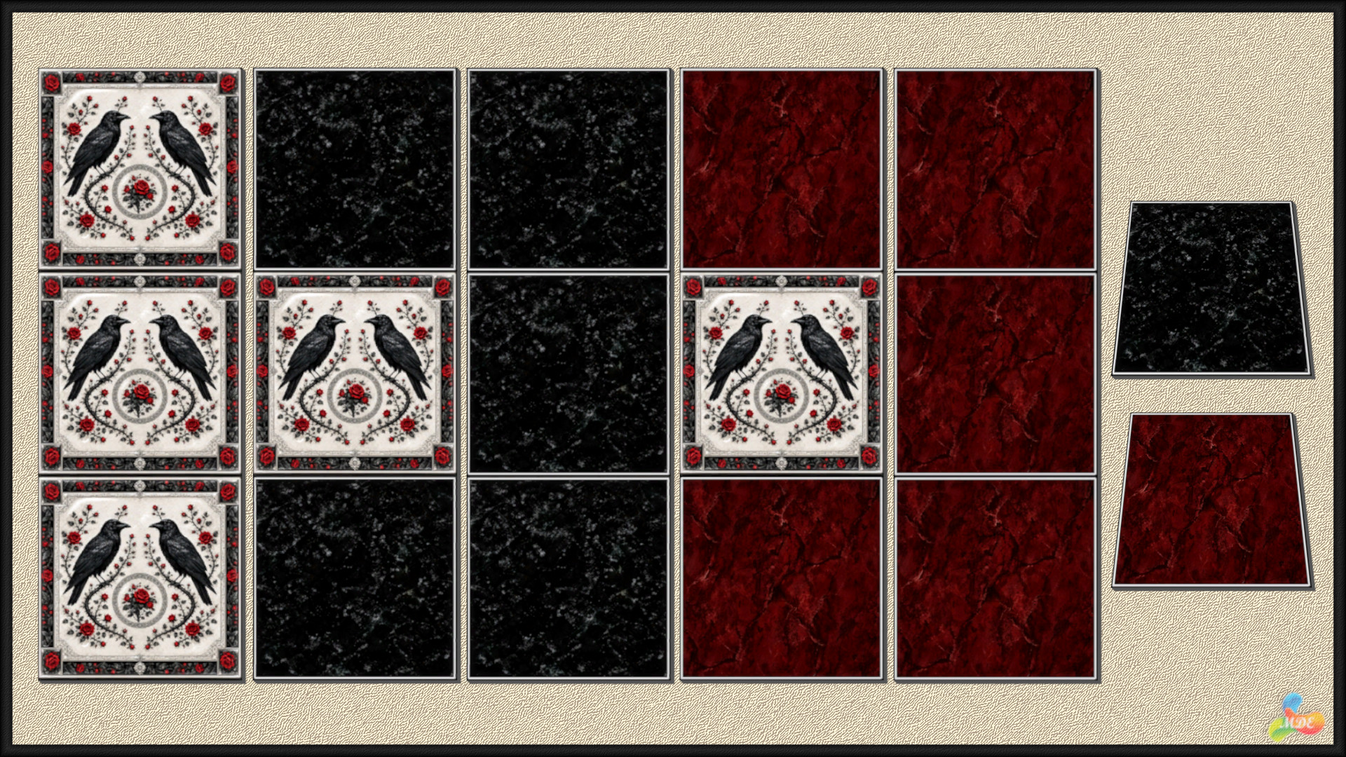 Haunted Series - Gothic Roses Tiles - Image 6