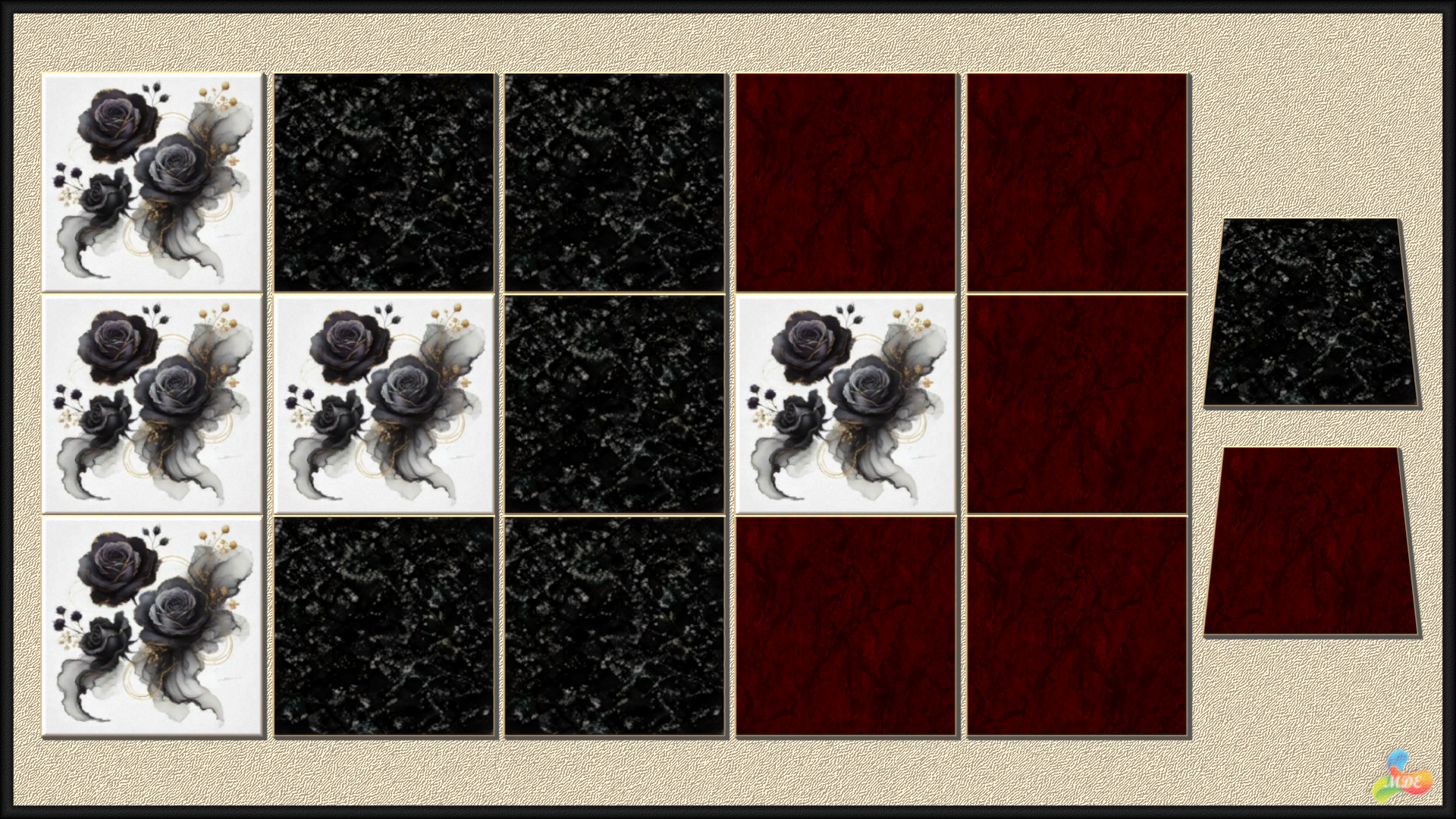 Haunted Series - Gothic Roses Tiles - Image 7