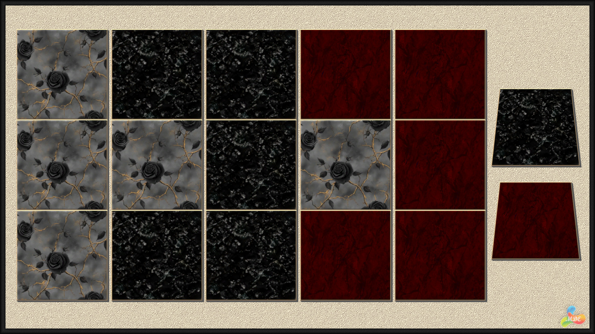 Haunted Series - Gothic Roses Tiles - Image 10