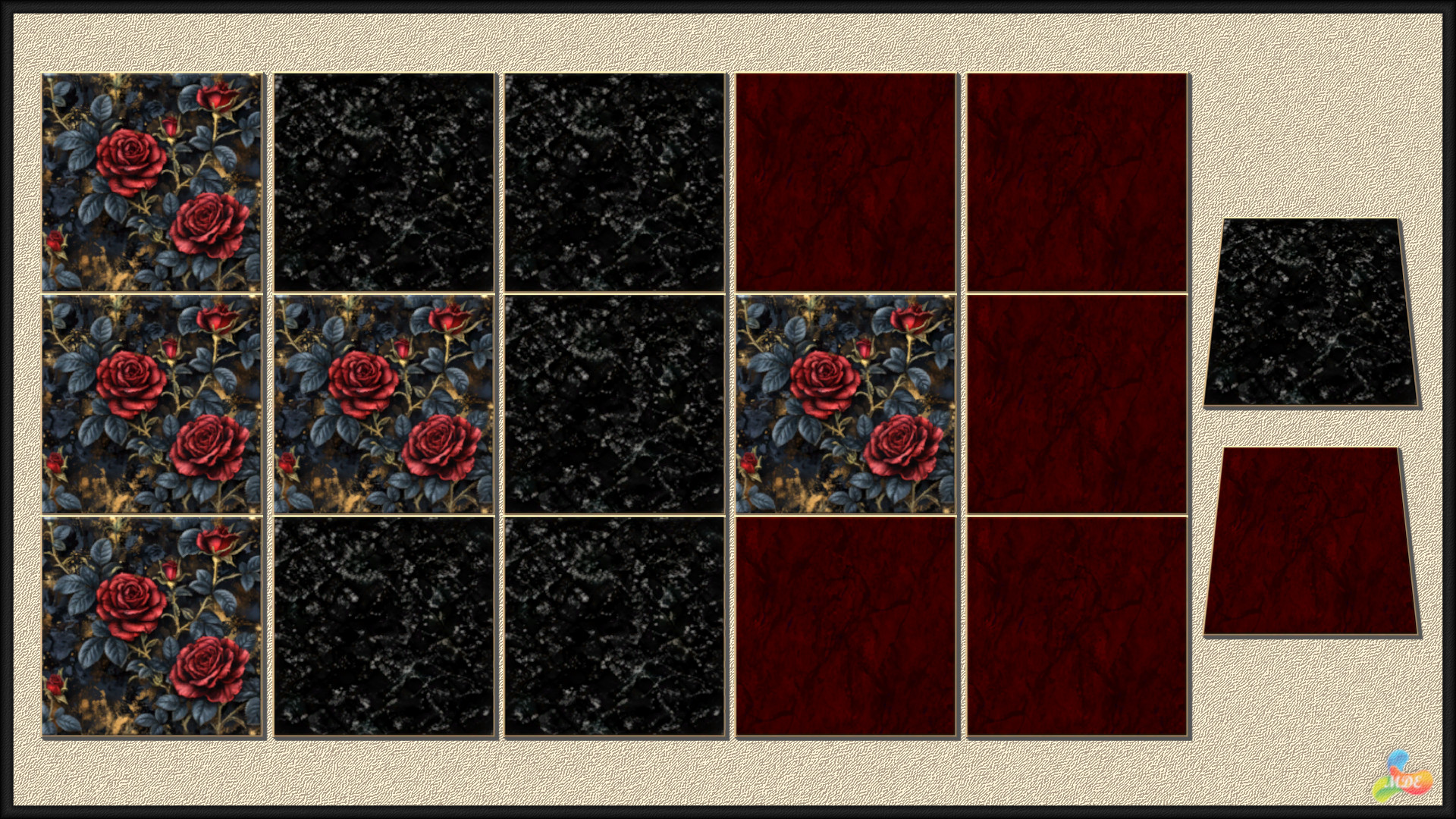 Haunted Series - Gothic Roses Tiles - Image 11
