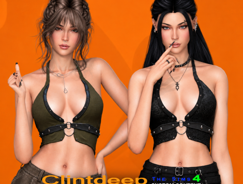 Clintdeep TS4 CC - Allorya Halter Top (Early Access)