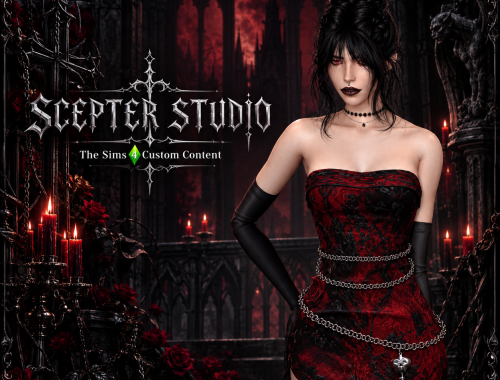 Ravenna Goth Dress by Scepter (Early Access)