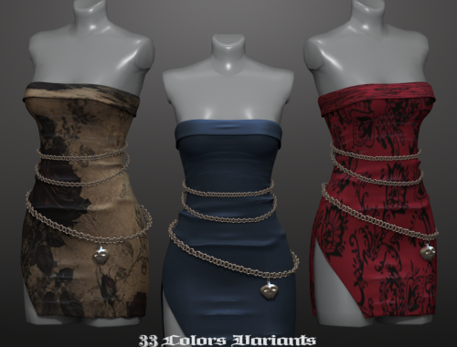 Ravenna Goth Dress by Scepter (Early Access)