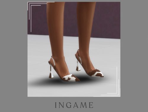 Countryside Charm - Cow Print Heels