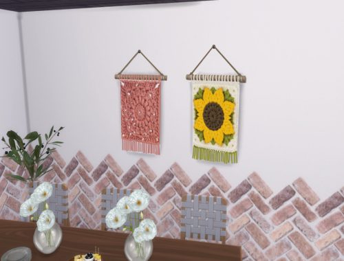 Countryside Charm - Crochet Wall Hanging