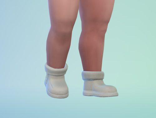Toddler Ribbed Cuff Ankle Boots