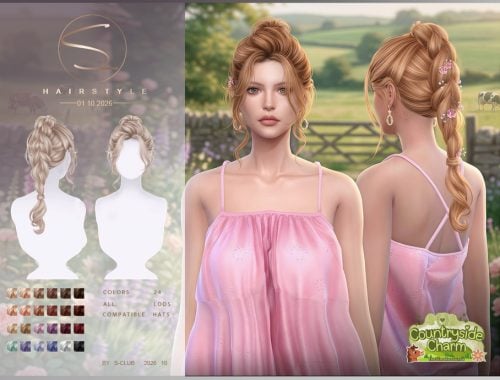S-club Braid Ponytail Hair Countryside Charm