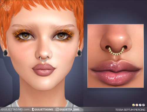 Tessa And Sammie Septum Piercing
