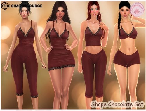 Shape Chocolate Set